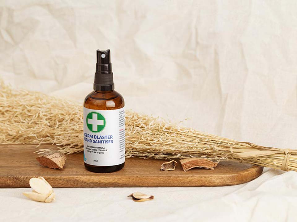 Bottle labels designed, printed and contour cut on permanant matt vinyl