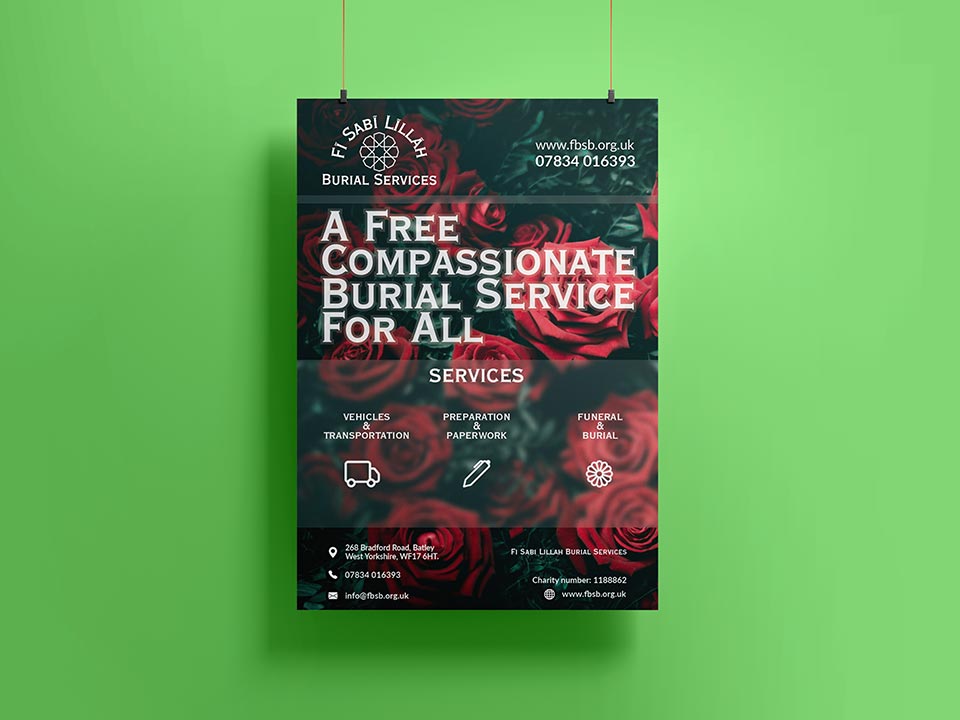 Poster design and print on silk paper stock